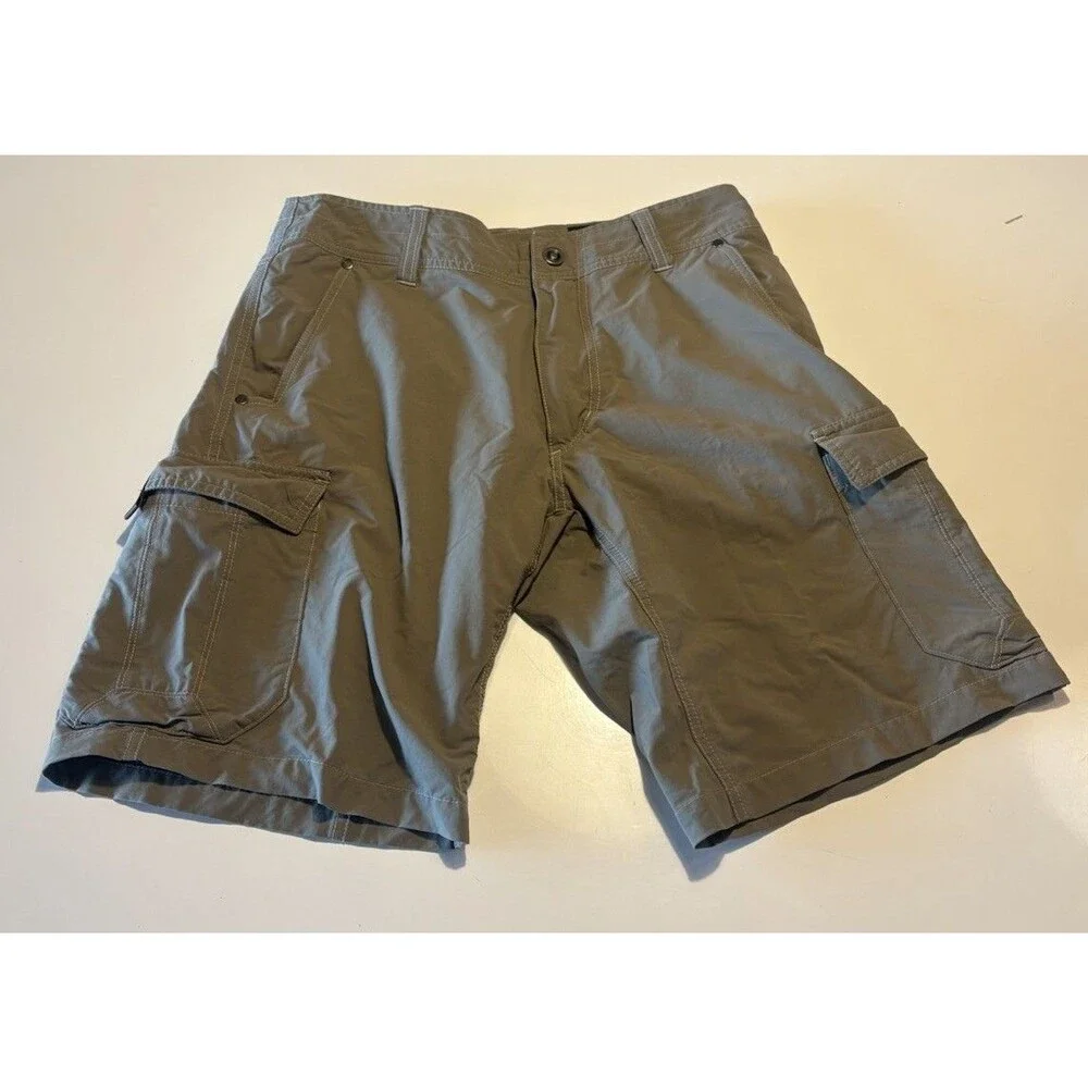 Kuhl Outdoor Shorts Men Size 30 Gray Nylon Stretch